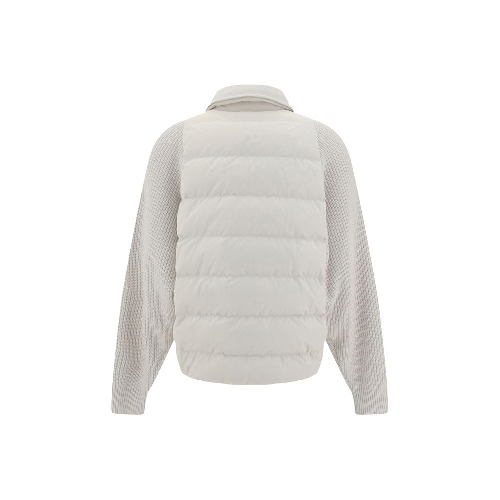 Brunello Cucinelli White Polyamide Coat