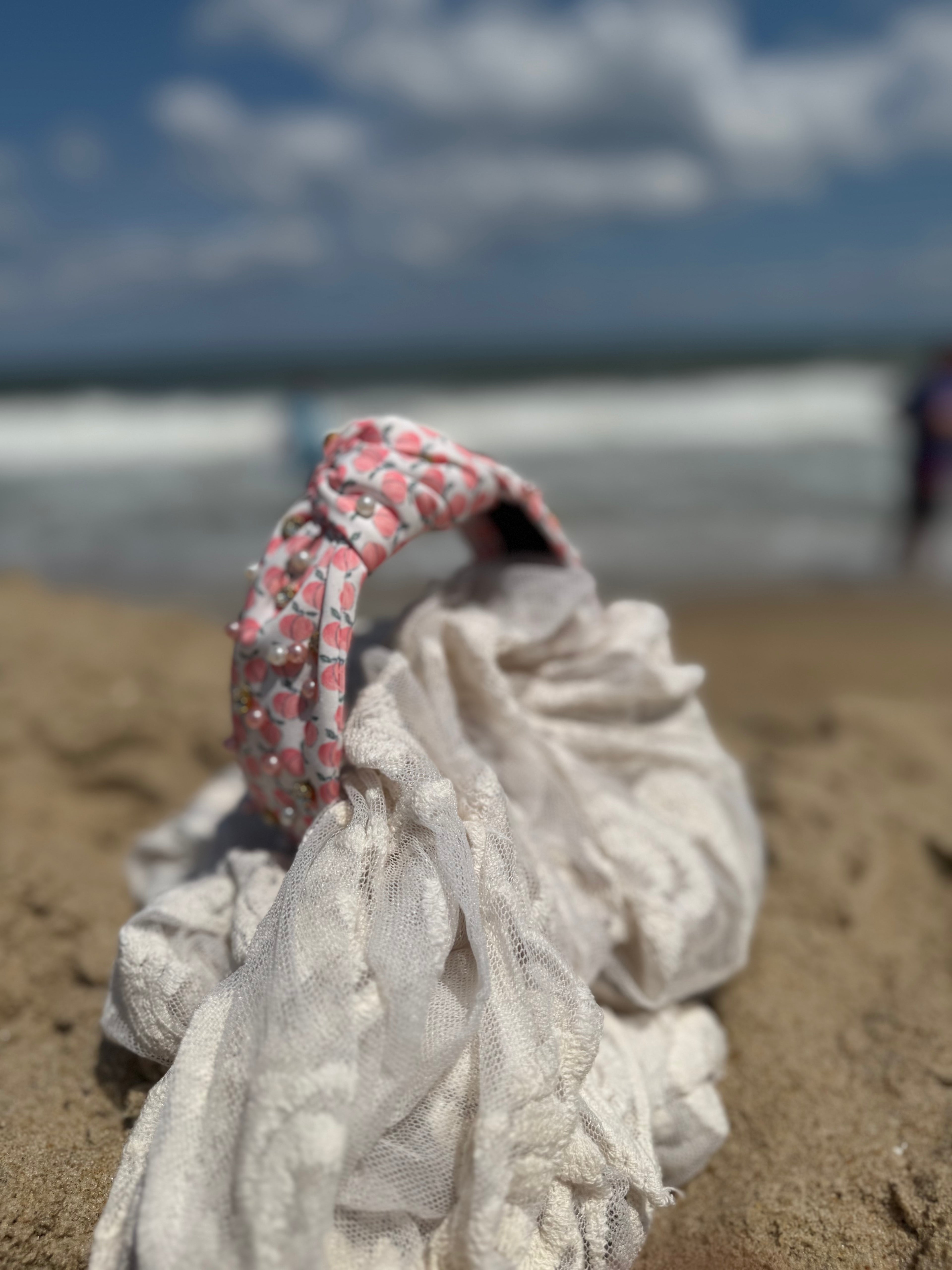 Juicy Peach Headband from Pattern Babe by Salty Bloom