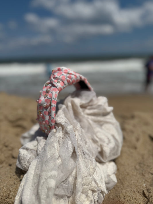 Juicy Peach Headband by Pattern Babe