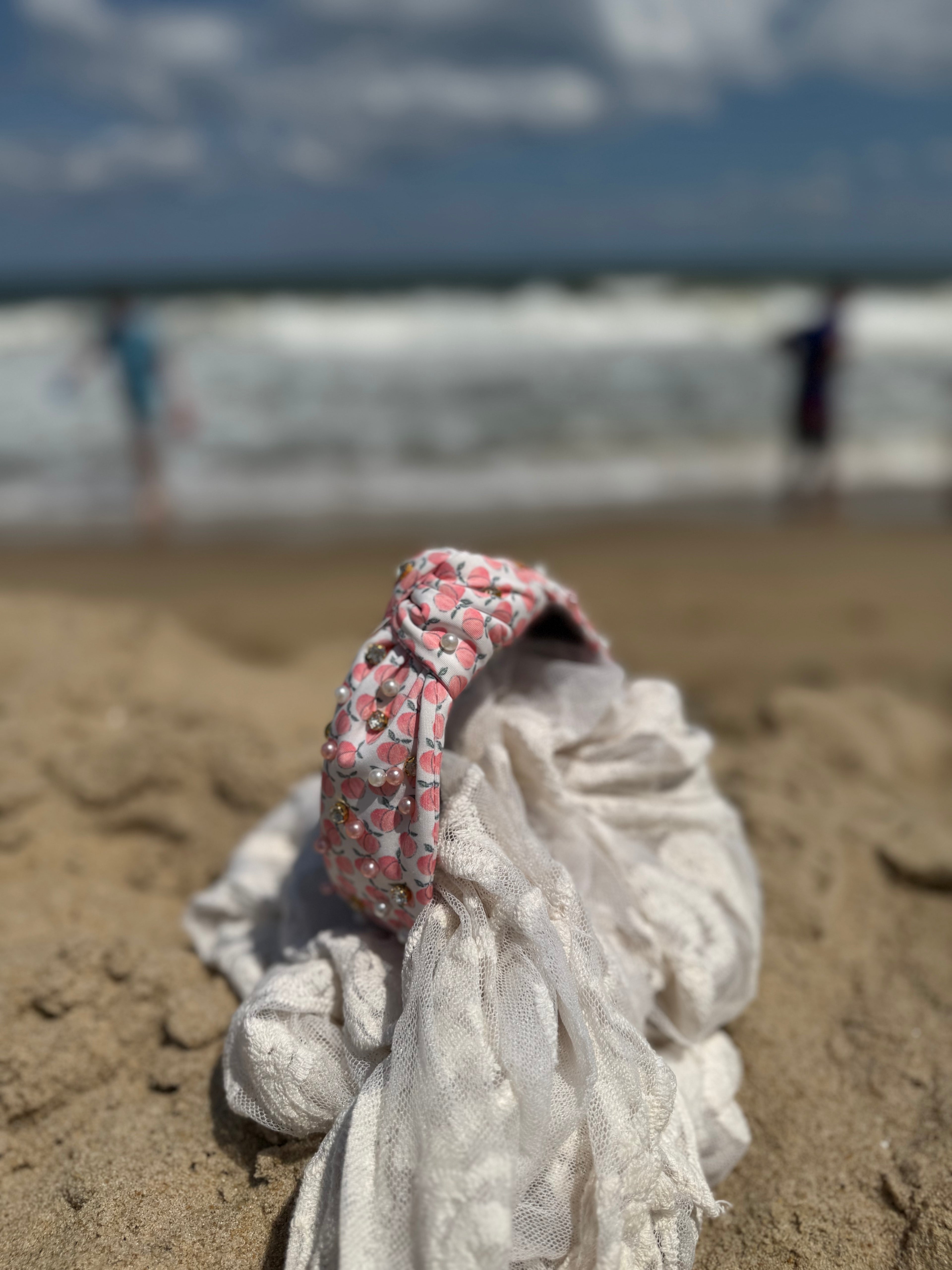 Juicy Peach Headband from Pattern Babe by Salty Bloom