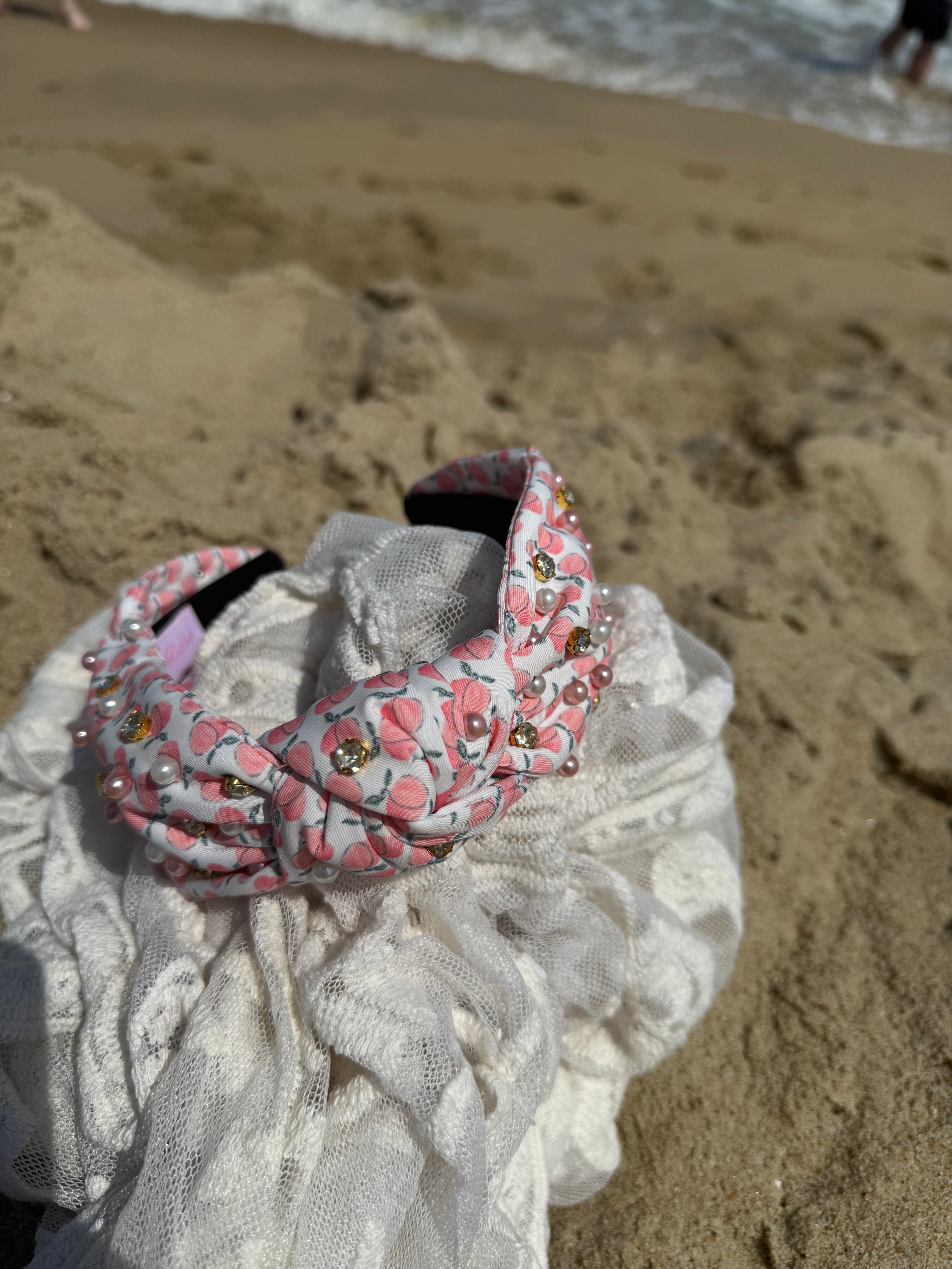 Juicy Peach Headband from Pattern Babe by Salty Bloom