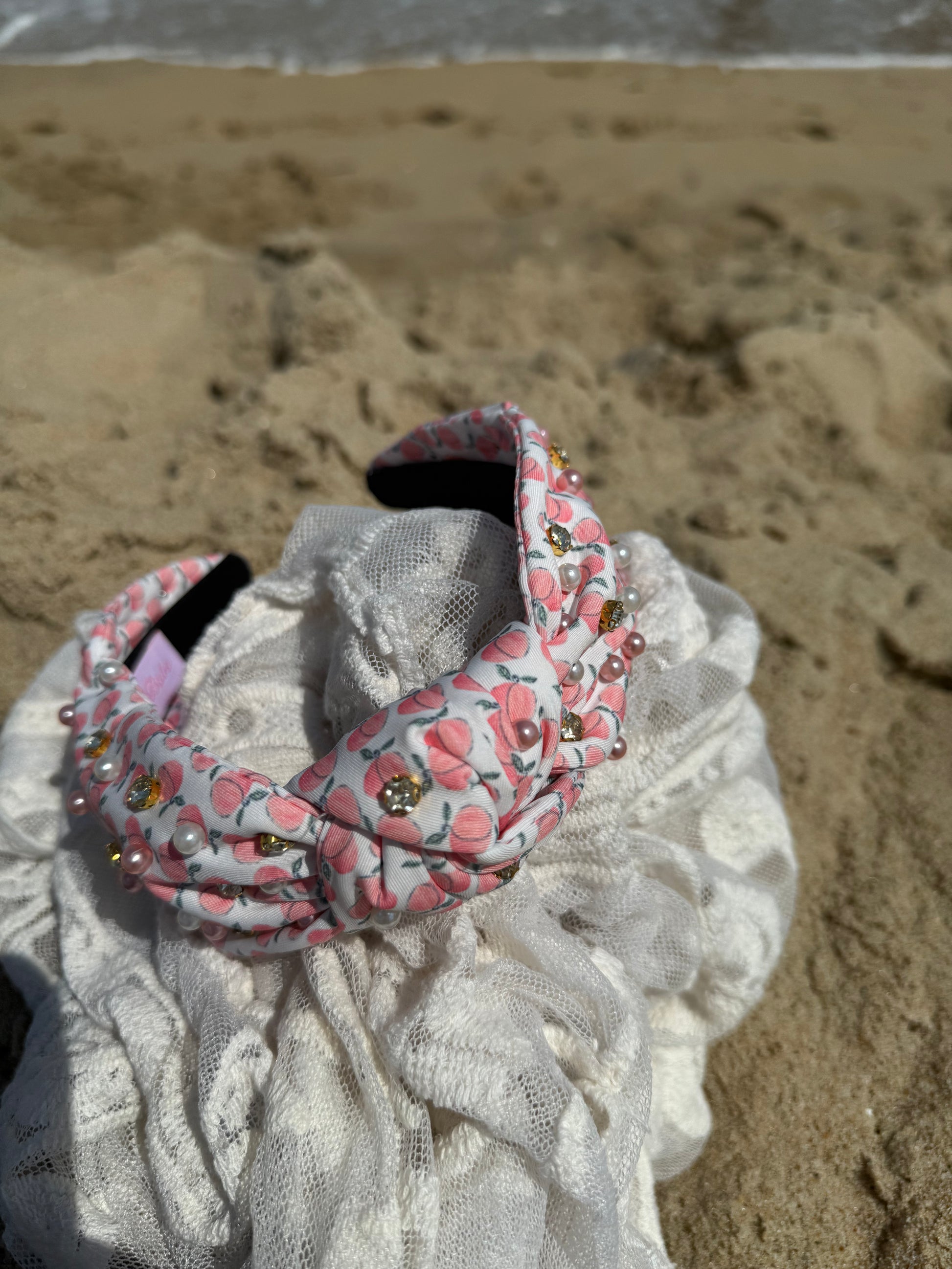 Juicy Peach Headband from Pattern Babe by Salty Bloom