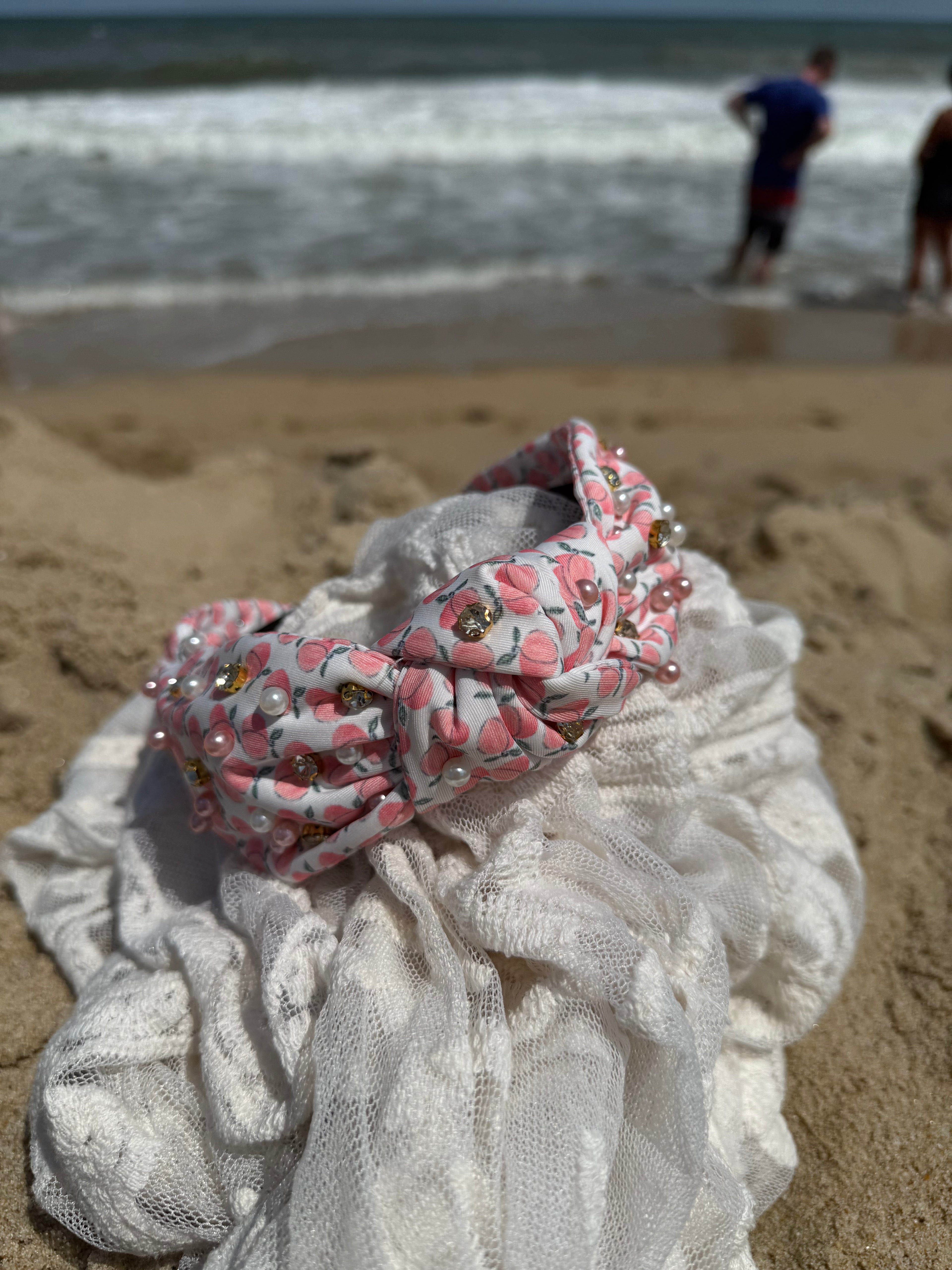 Juicy Peach Headband from Pattern Babe by Salty Bloom