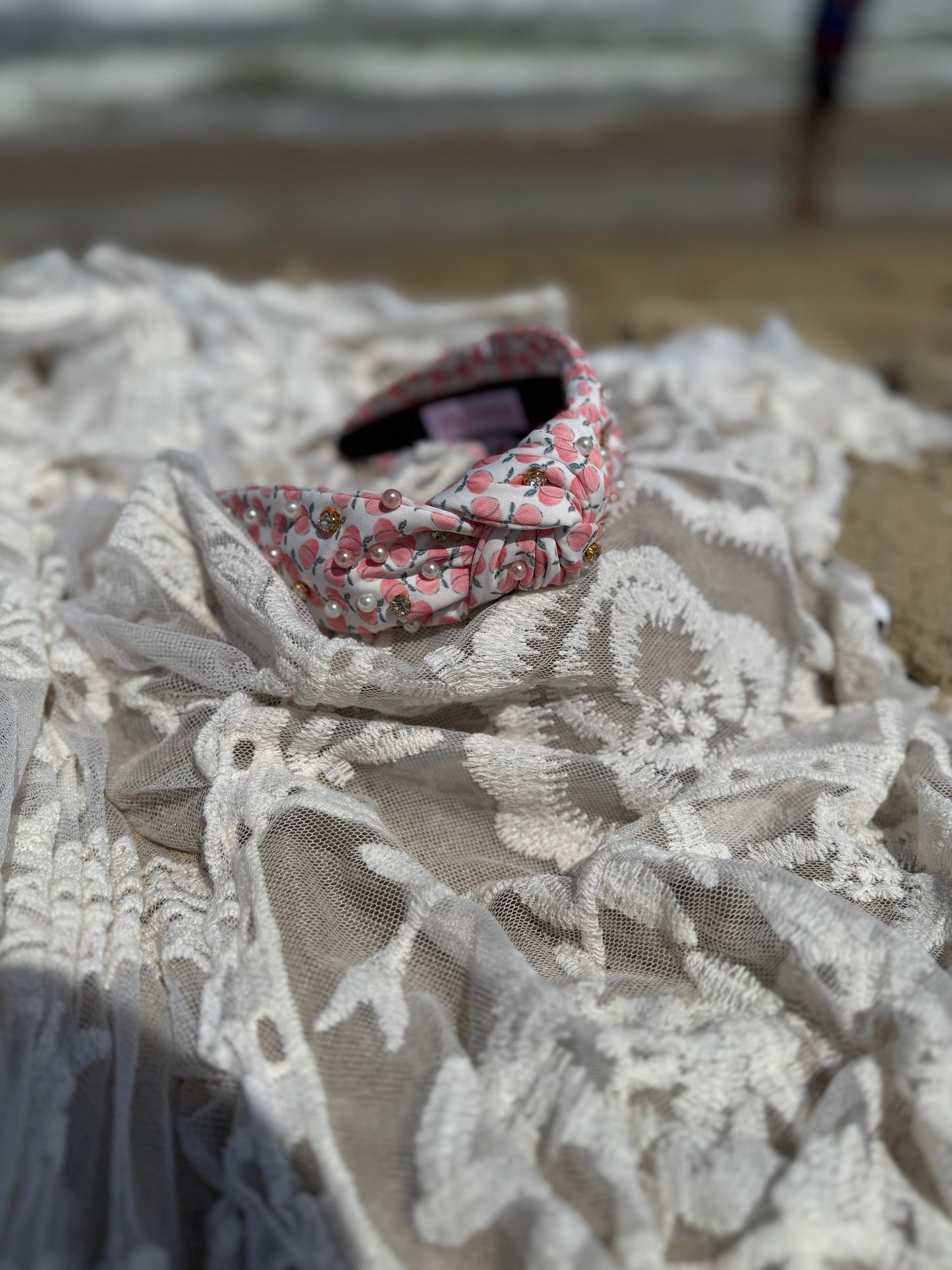 Juicy Peach Headband by Pattern Babe