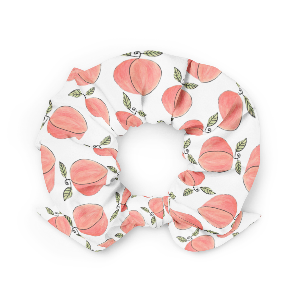 Juicy Peach Recycled Scrunchie from Pattern Babe by Salty Bloom