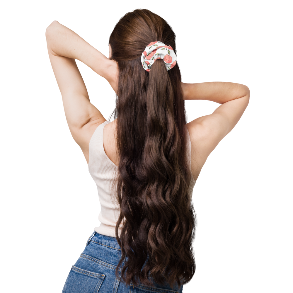 Juicy Peach Recycled Scrunchie from Pattern Babe by Salty Bloom